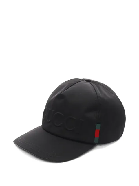 Gucci Pre-Owned 2020s embossed-logo cap