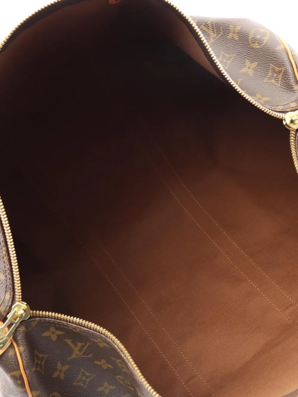 Pre-owned Louis Vuitton 2011 Keepall 50 Monogram Pattern Boston Bag In Brown
