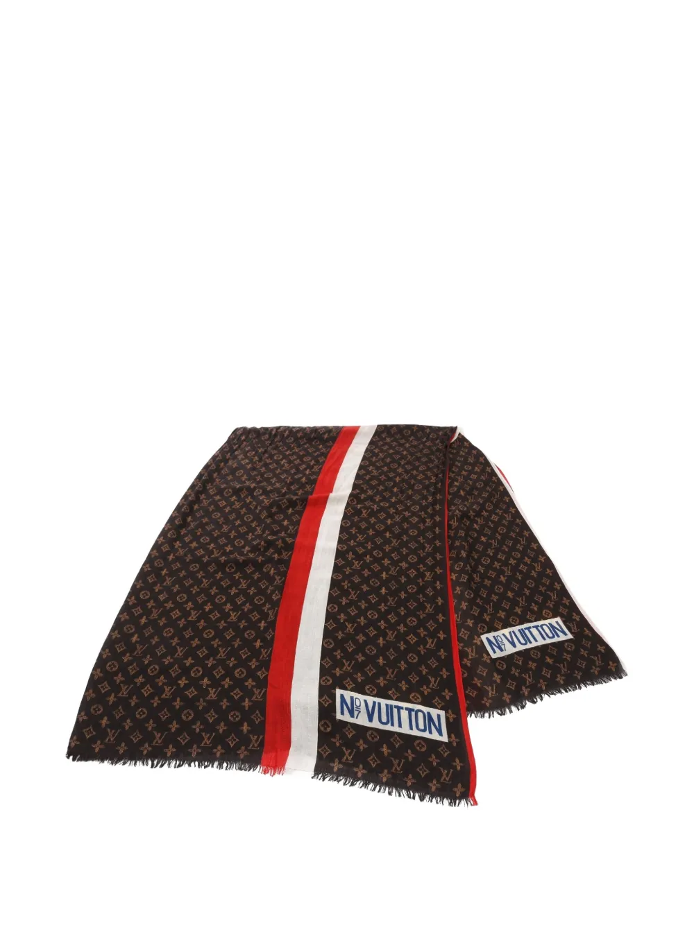 Louis Vuitton Pre-Owned 2021 Etor Trunk Royle Stall ショール - ブラウン Louis Vuitton Pre-Owned 2021 Etor Trunk Royle Stall ショール - ブラウン
