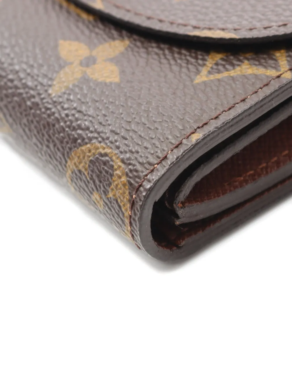 Pre-owned Louis Vuitton 2011 Portefeuil Elene Wallet In Brown