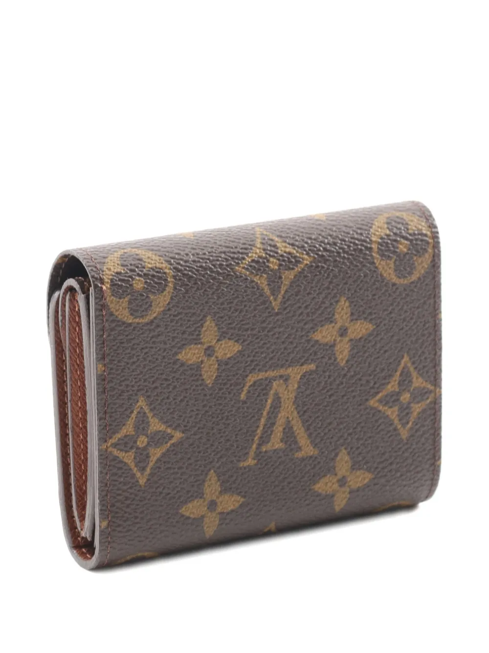Pre-owned Louis Vuitton 2011 Portefeuil Elene Wallet In Brown