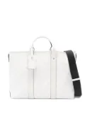 Louis Vuitton Pre-Owned 2021 Weekend NM embossed-monogram tote bag - White