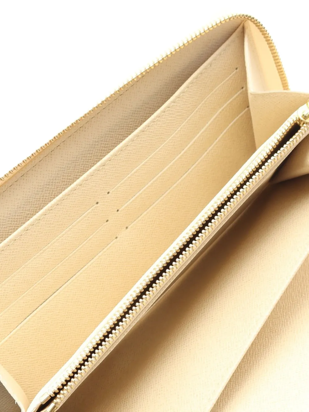 Pre-owned Louis Vuitton 2006 Zippy Damier Azur Wallet In Neutral