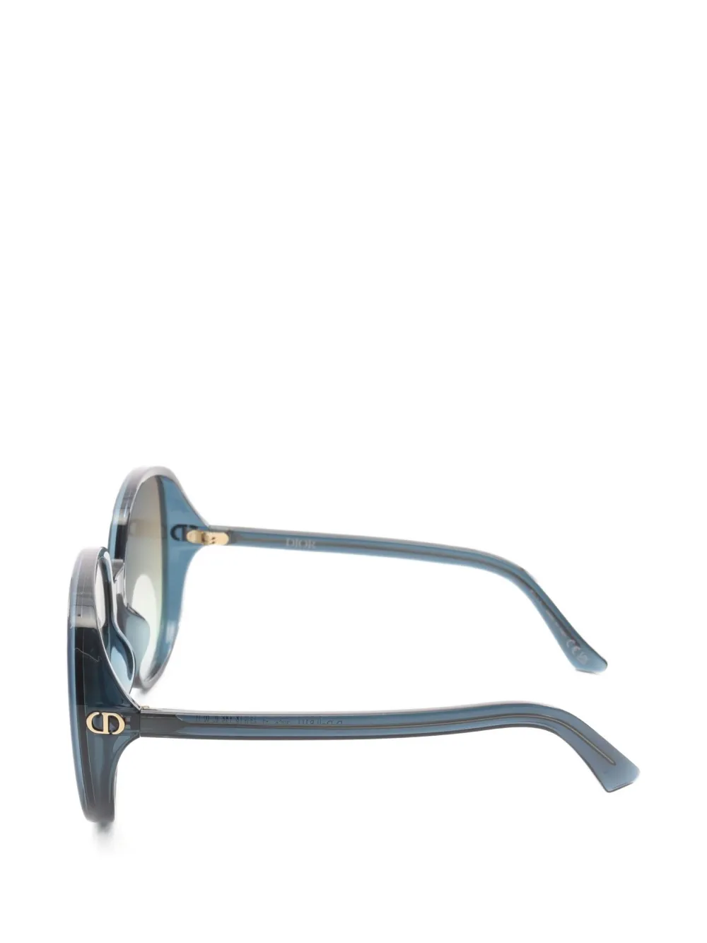 Pre-owned Dior 2020 Oversized-frame Sunglasses In Blue