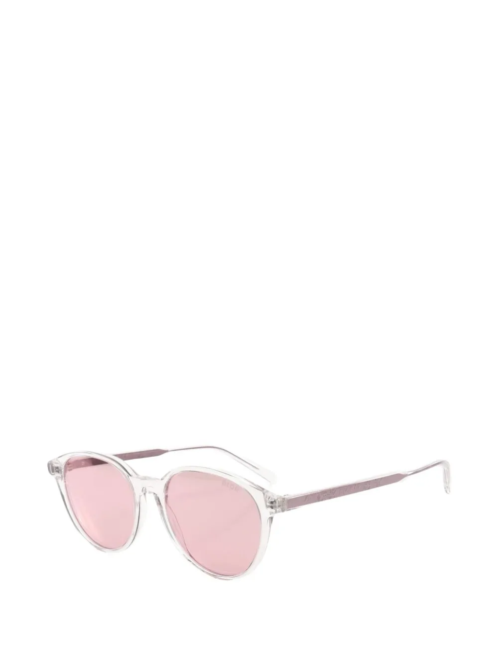 Pre-owned Dior 2020s Round-frame Sunglasses In White