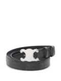 Celine Pre-Owned 2020s Triomphe leather belt - Black