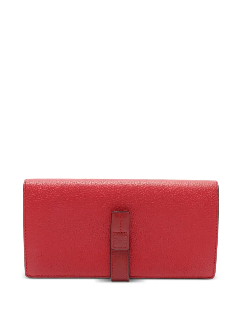 2000s leather vertical bi-fold wallet