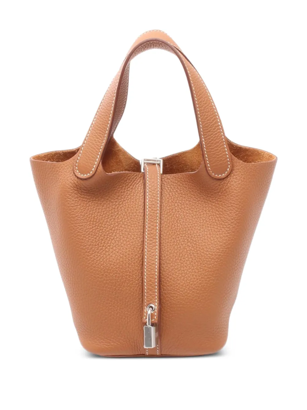 2025 Picotin Lock PM clemence leather tote bag