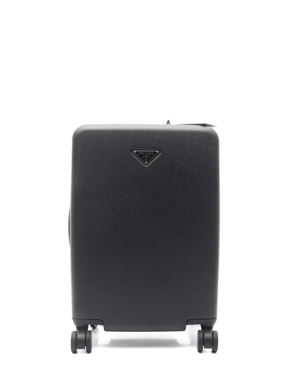 2020s Saffiano-leather trolley case