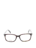 Christian Dior Pre-Owned 2000s rectangle-frame glasses - Brown