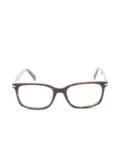 Christian Dior Pre-Owned 2000s rectangle-frame glasses - Brown