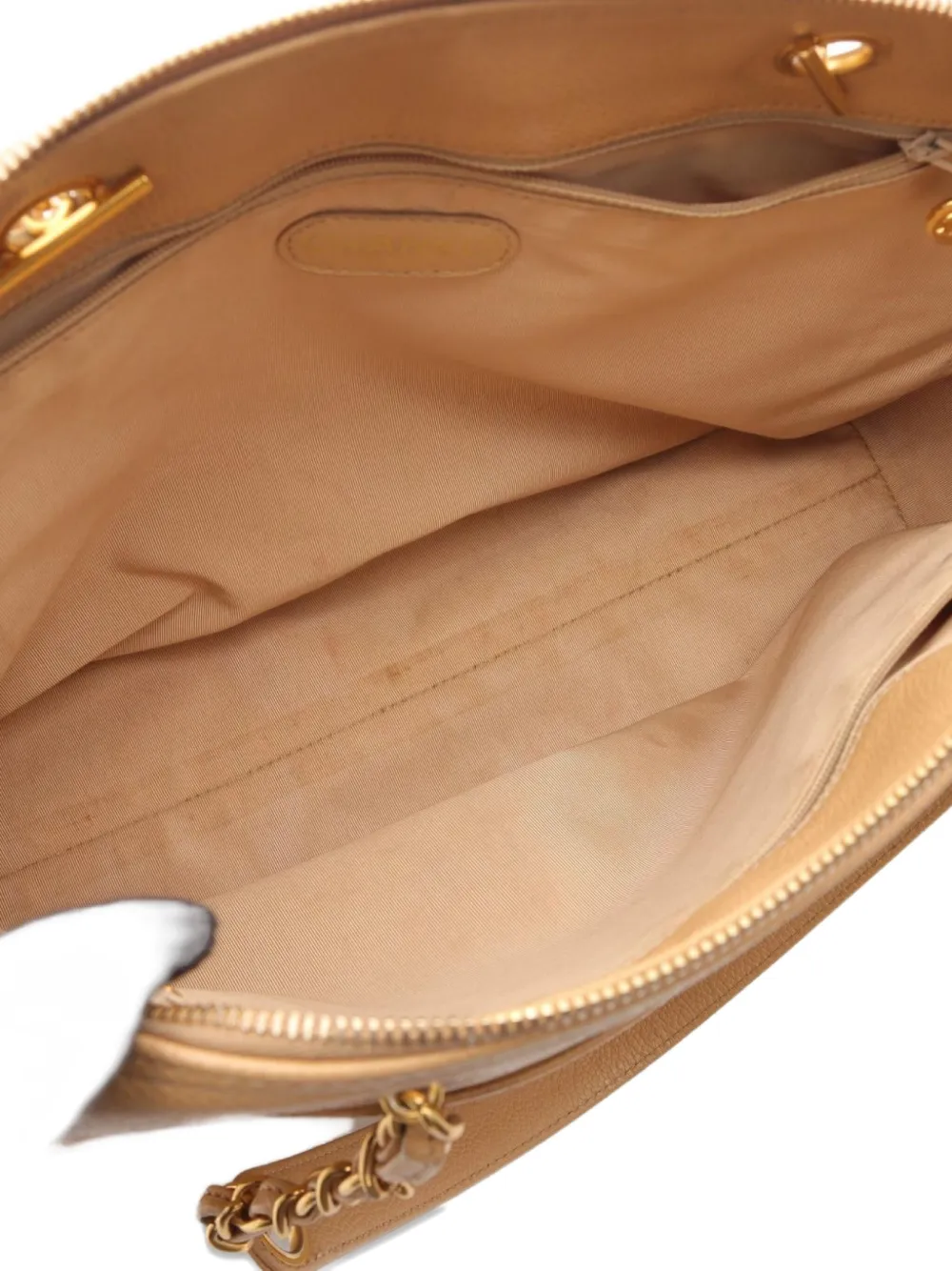 Pre-owned Chanel 1997-1999 Mini Coco Mark Handbag In Neutral