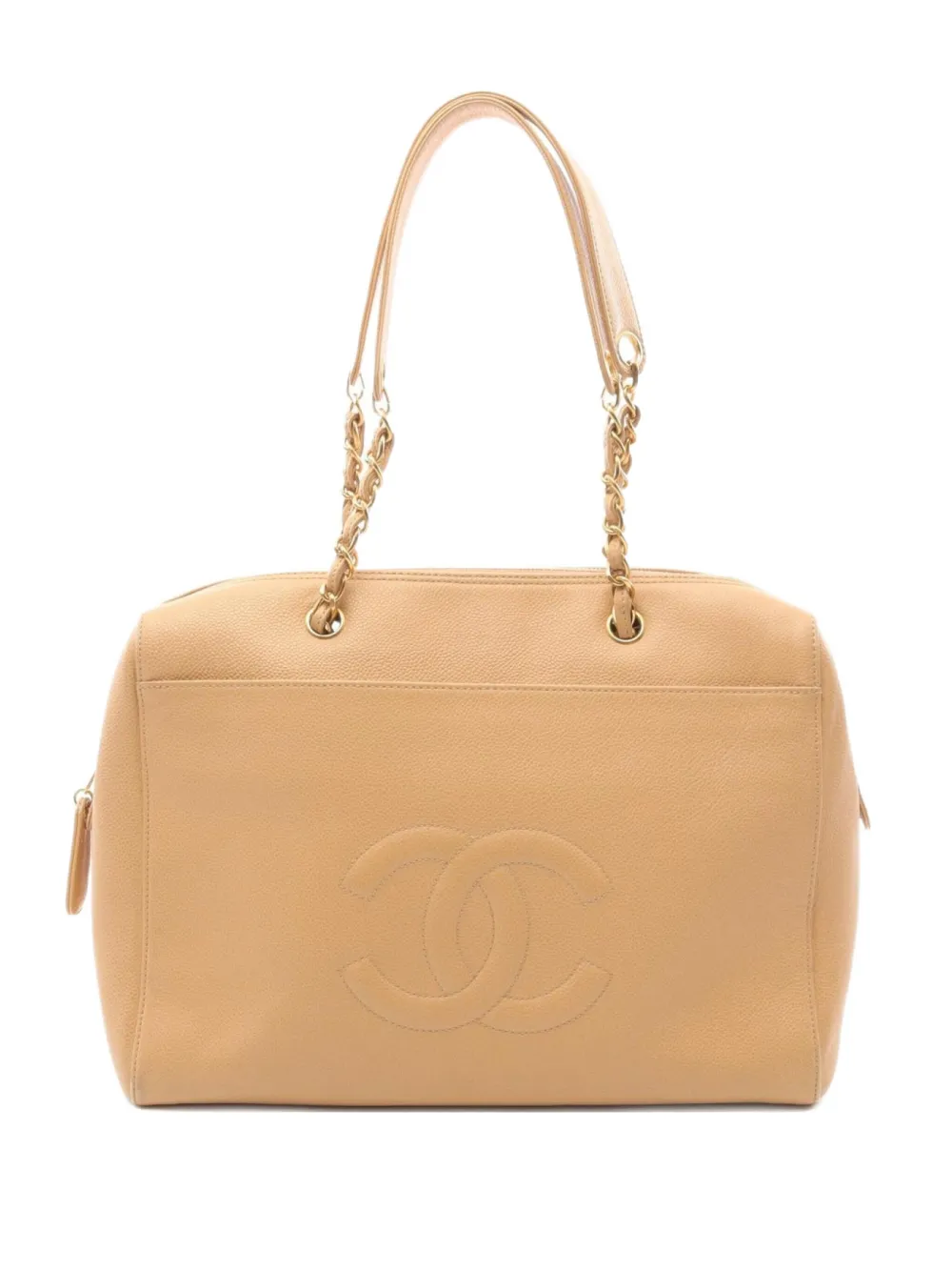 CHANEL Pre-Owned 1997-1999 mini Coco Mark handbag - ニュートラル CHANEL Pre-Owned 1997-1999 mini Coco Mark handbag - ニュートラル
