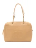 CHANEL Pre-Owned 1997-1999 mini Coco Mark handbag - Neutrals