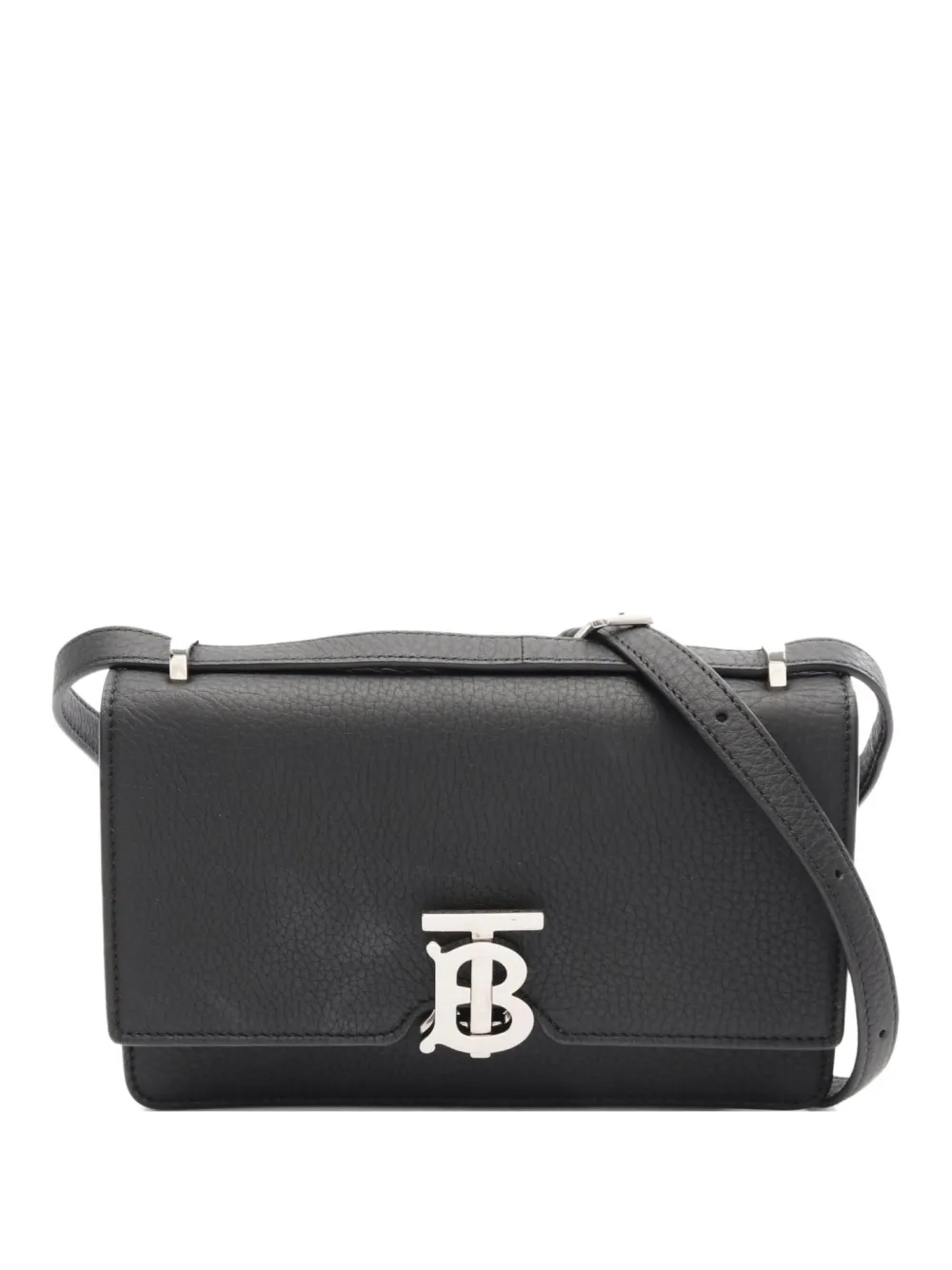 2010s TB leather shoulder bag
