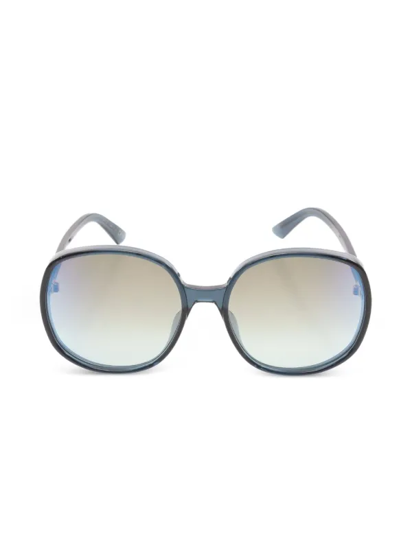 Christian Dior Pre-Owned Occhiali Da Sole Oversize Anni '2020