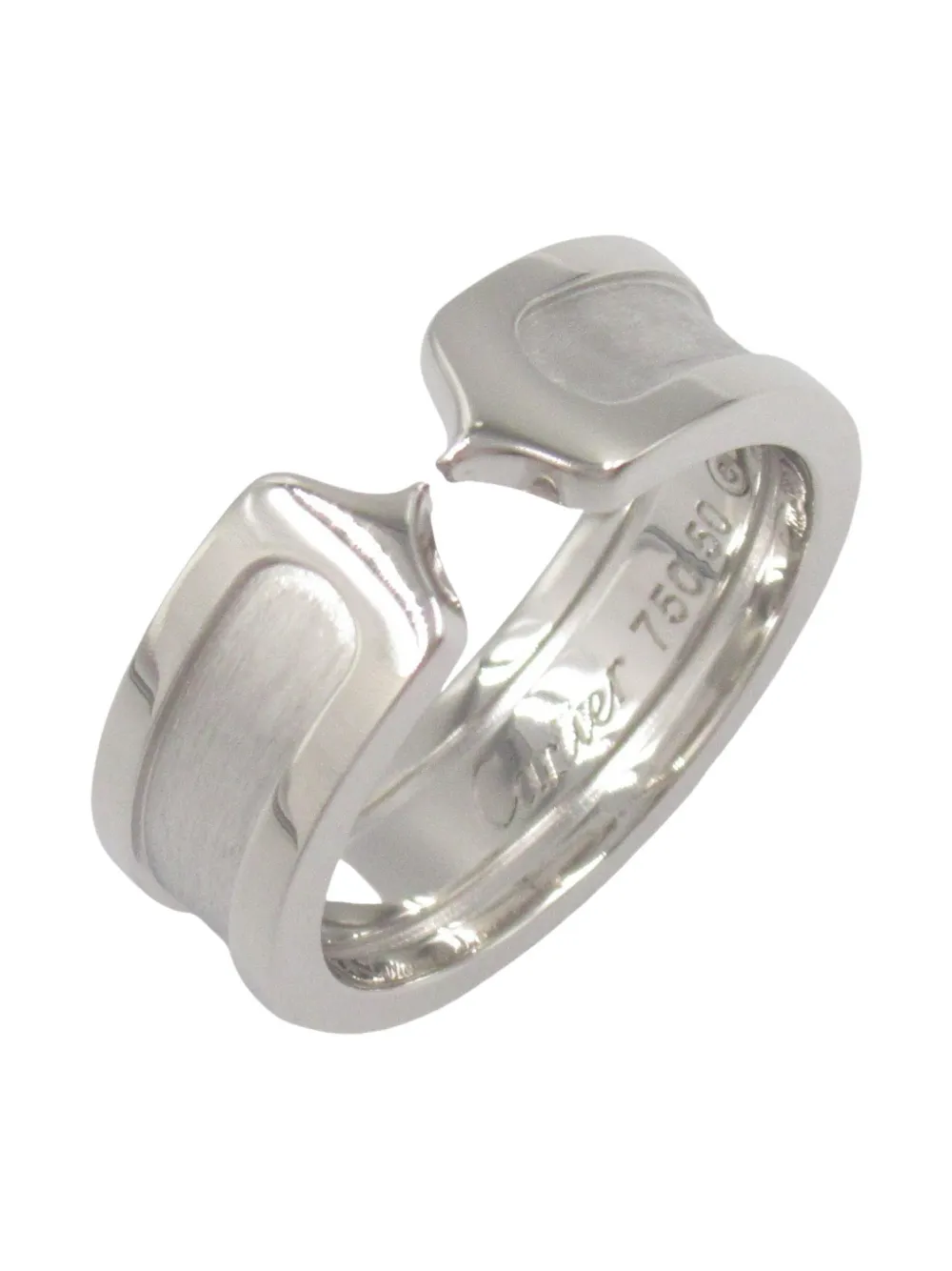 Cartier 2010s 18K white gold Small C2 ring | Women | Image 2