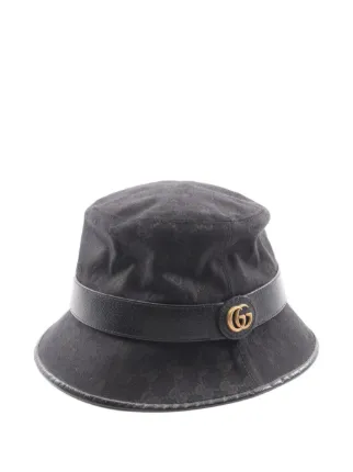 Gucci Pre-Owned 2000s GGマーモント バケットハット | ブラック