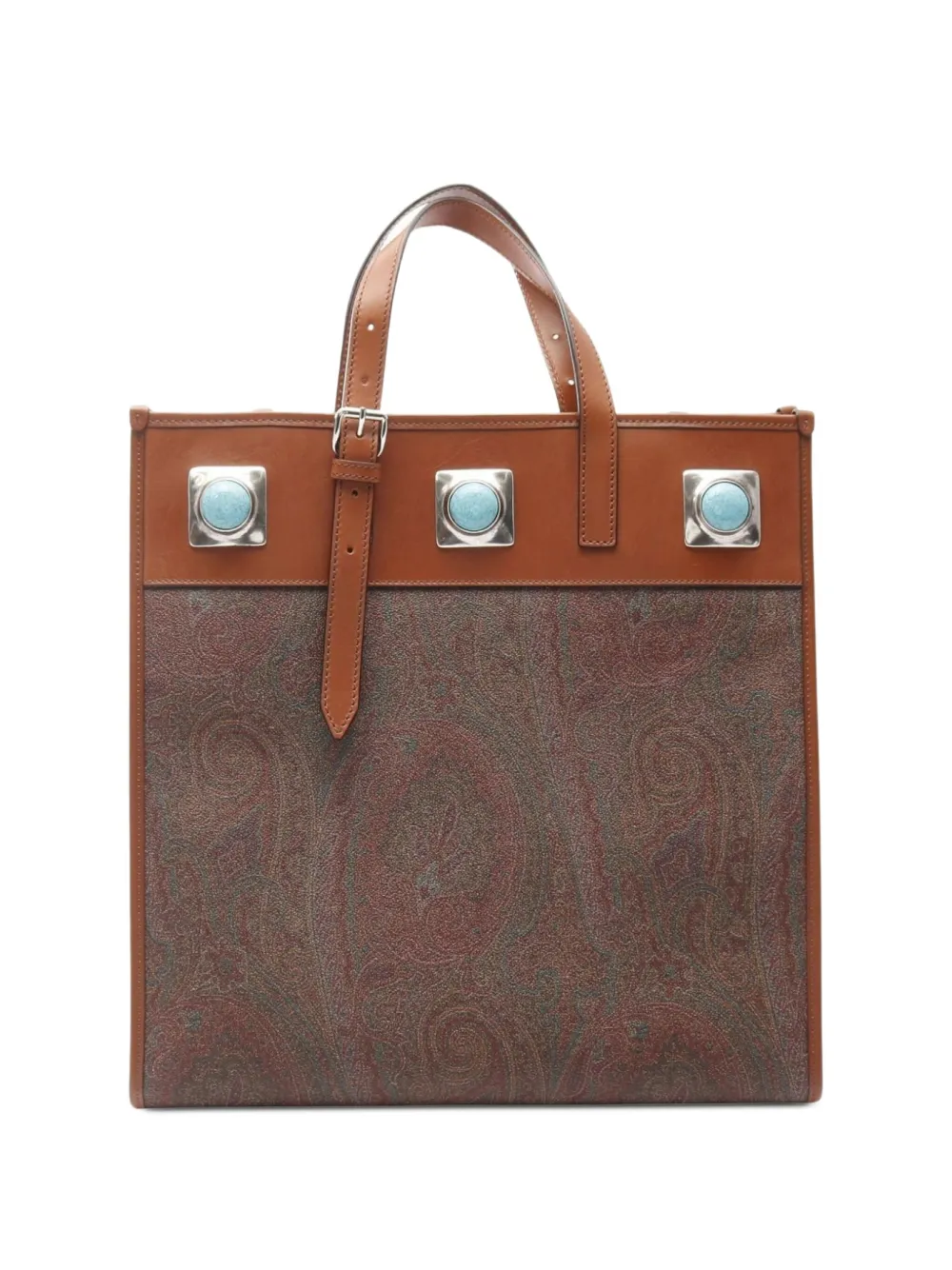 Etro Pre-Owned 2010s Crown Me tote bag | Brown | Image 1
