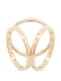 Hermès Pre-Owned 2010s trio scarf ring - Gold