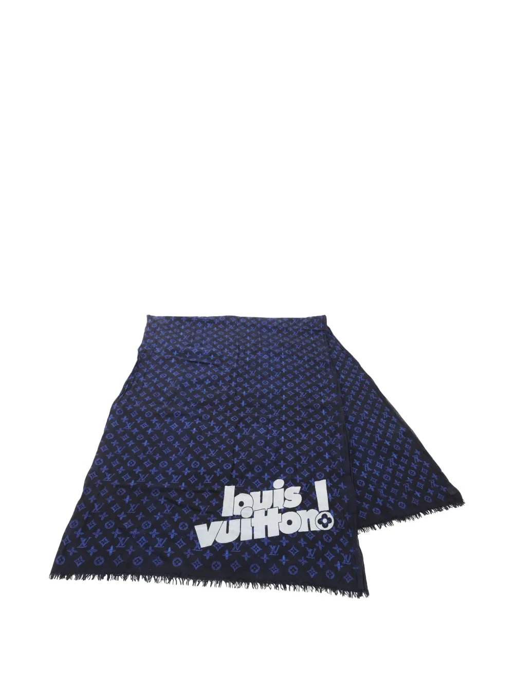 Louis Vuitton Pre-Owned 2021 エトール エブリデイ スカーフ - ブルー Louis Vuitton Pre-Owned 2021 エトール エブリデイ スカーフ - ブルー