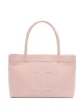 CHANEL Pre-Owned 2004-2005 Coco-mark caviar-leather tote bag - Pink