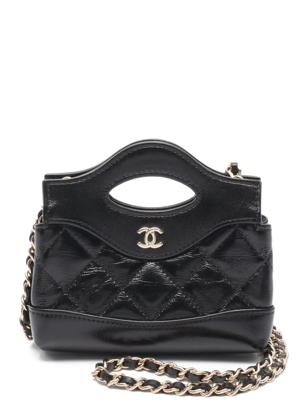CHANEL Pre-Owned 2021 キルティング ショルダーバッグ - ブラック CHANEL Pre-Owned 2021 キルティング ショルダーバッグ - ブラック