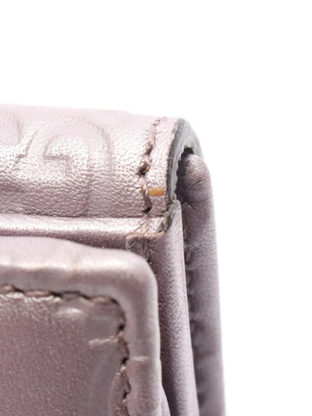 Pre-owned Gucci 2010 Ssima Heart Wallet In Purple