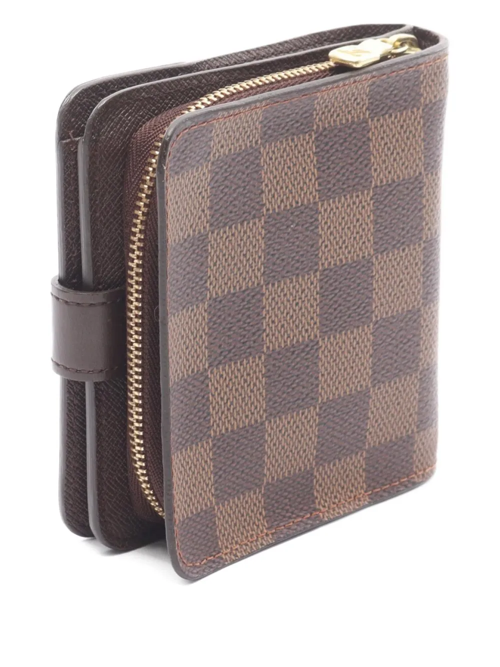 Louis Vuitton Pre-Owned portefeuille Damier Ebène à design pliant (2006) | Image 2