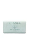 CHANEL Pre-Owned 2016-2017 Deauville bi-fold wallet - Blue