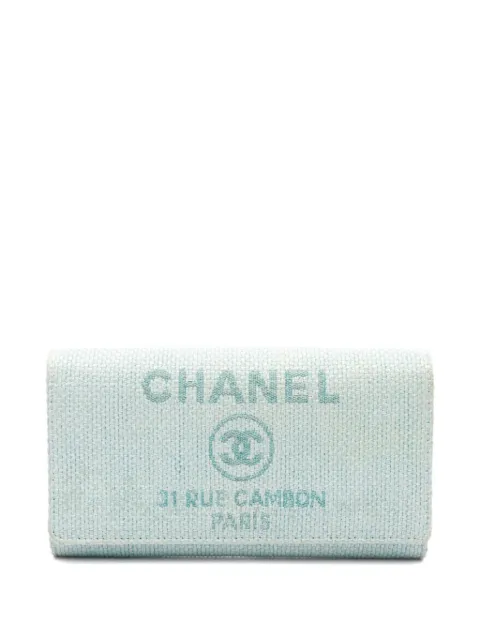 CHANEL Pre-Owned 2016-2017 Deauville bi-fold wallet