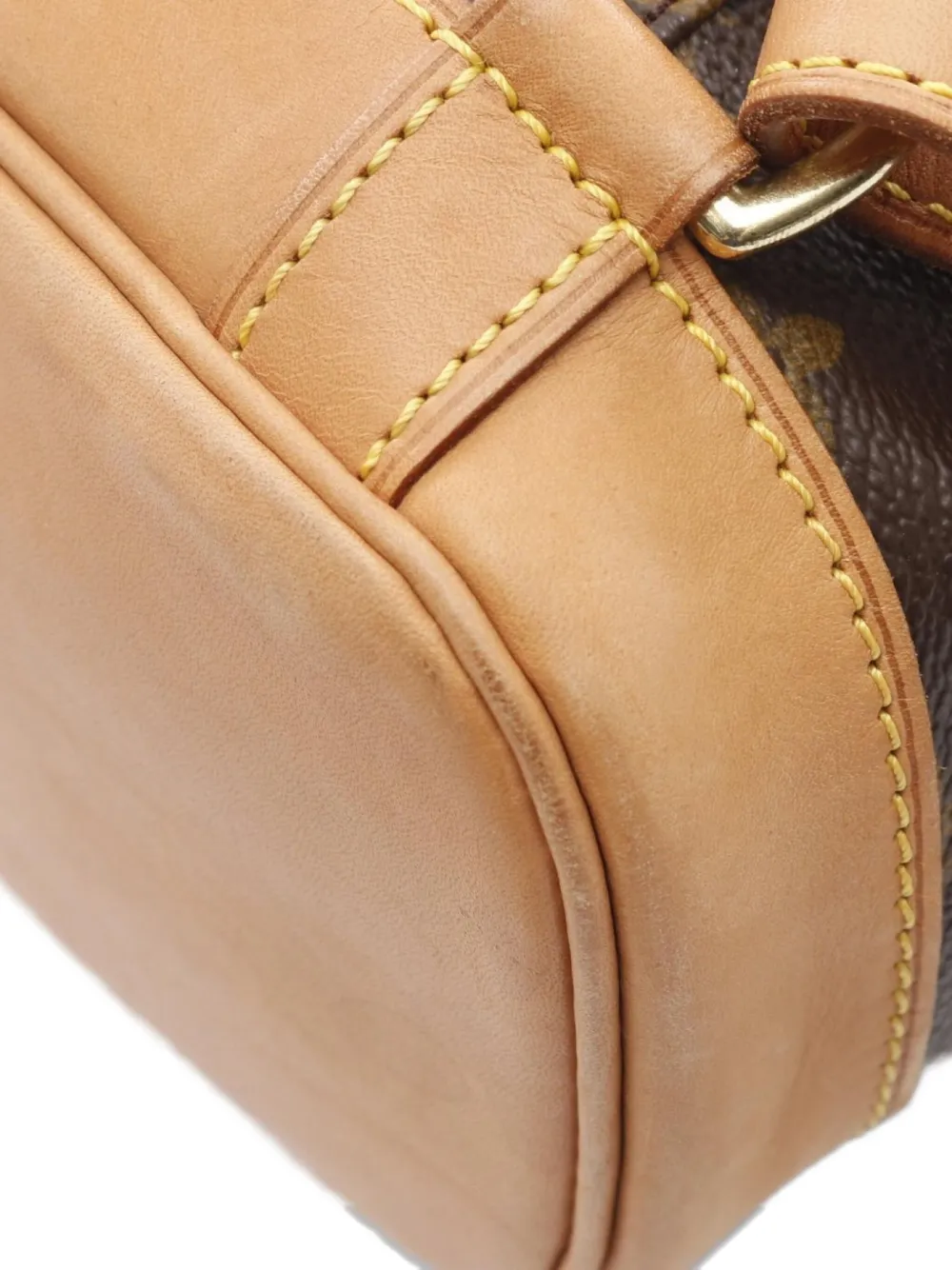 Pre-owned Louis Vuitton 2000 Montsouris Mm Backpack In Brown