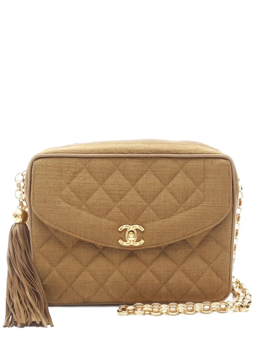 CHANEL Pre-Owned 1991-1994 マテラッセ ショルダーバッグ - ブラウン CHANEL Pre-Owned 1991-1994 マテラッセ ショルダーバッグ - ブラウン