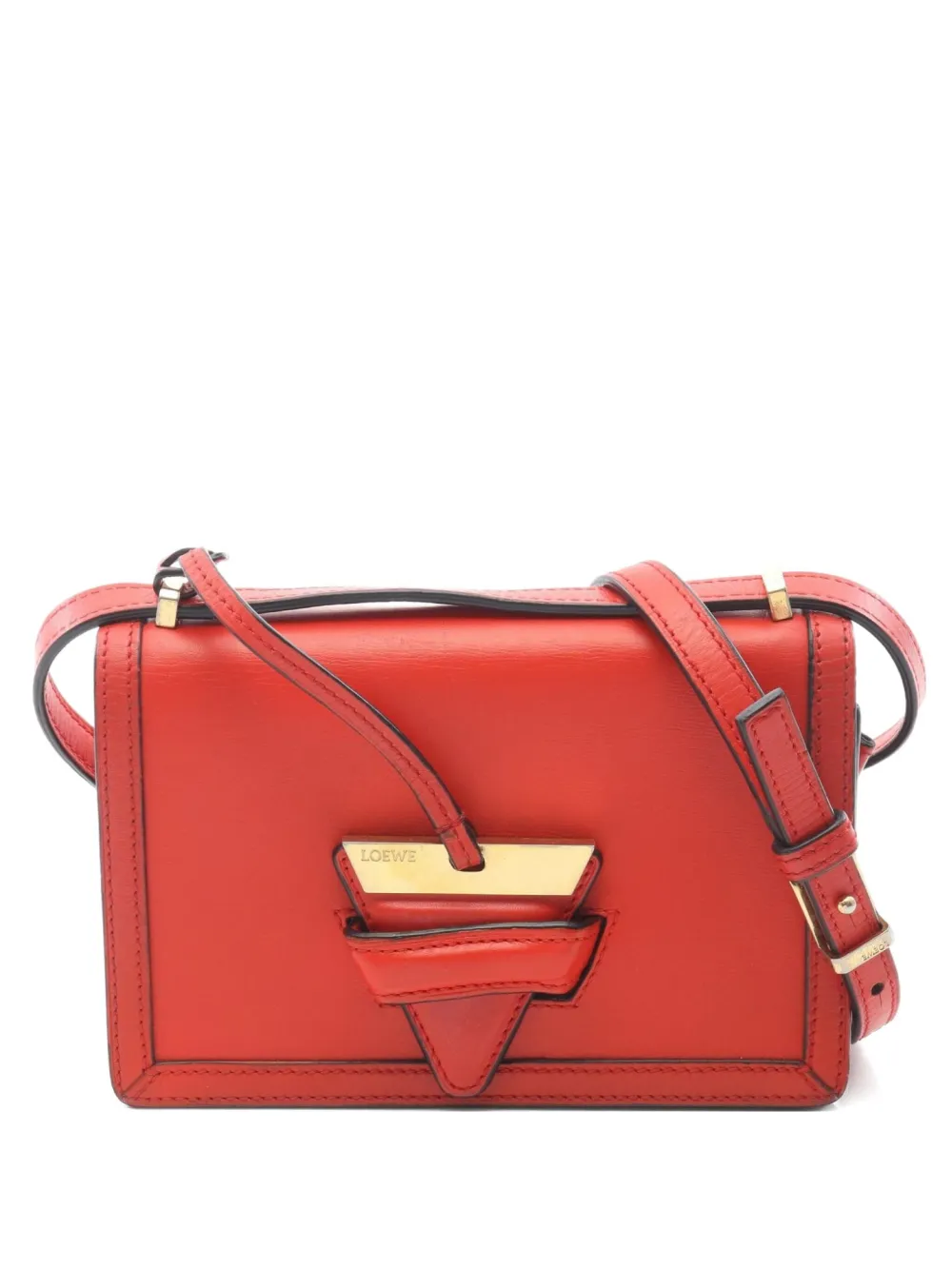 2010s Barcelona leather knot shoulder bag