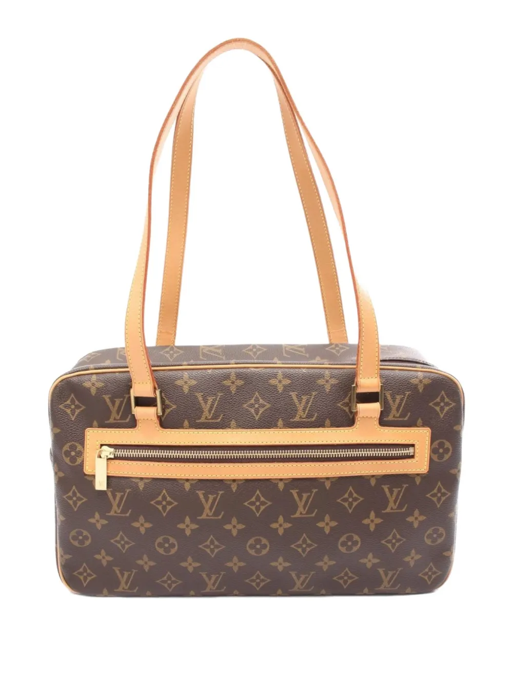 Louis Vuitton Pre-Owned 2002 Cite GM monogram shoulder bag | Brown | Image 1