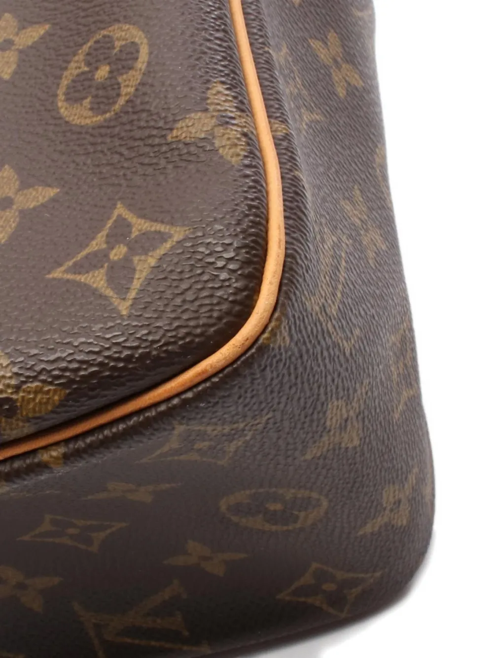 Pre-owned Louis Vuitton 2002 Cite Gm Monogram Shoulder Bag In Brown