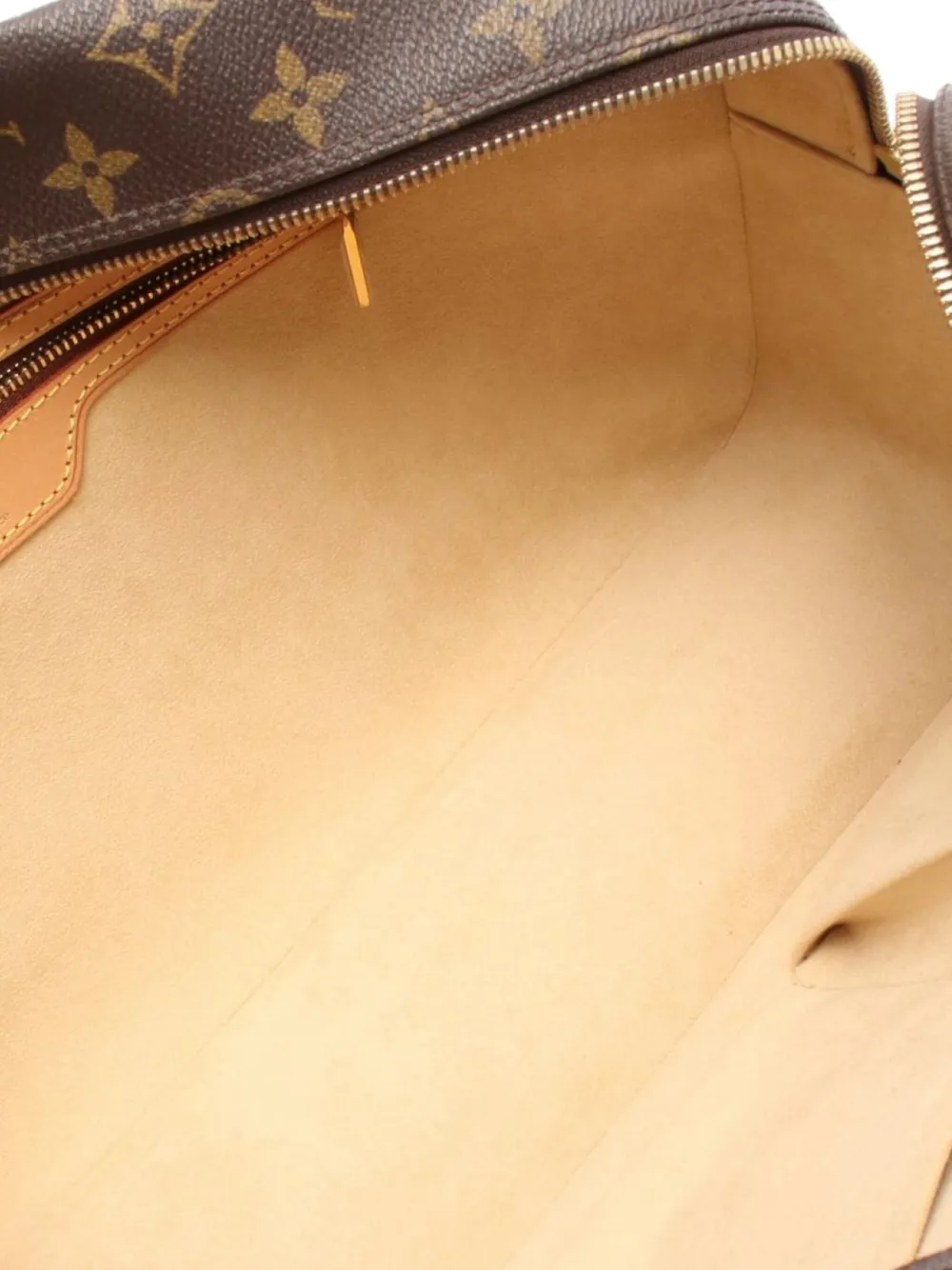 Pre-owned Louis Vuitton 2002 Cite Gm Monogram Shoulder Bag In Brown