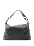 CHANEL Pre-Owned 2002-2003 Coco-mark caviar-leather shoulder bag - Black