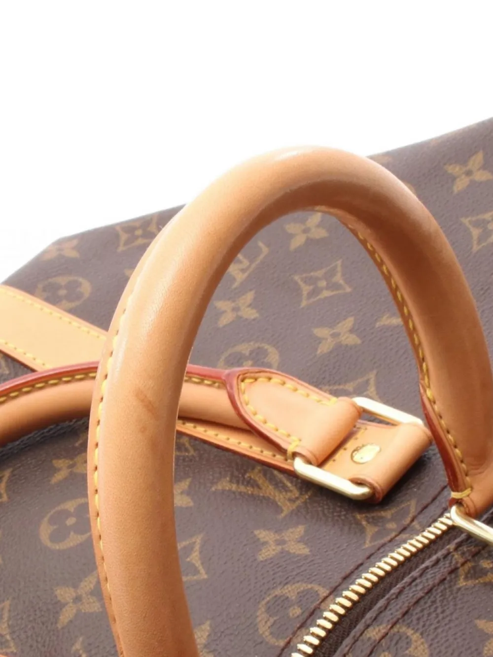 Pre-owned Louis Vuitton 2000 Keepall 45 Boston Bag In Brown