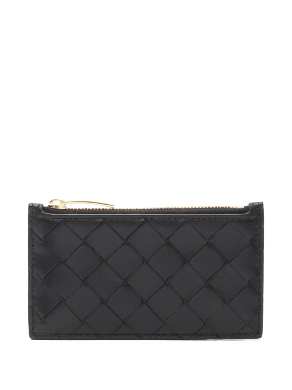 Pre-owned Bottega Veneta 2020 Intrecciato Wallet In Black