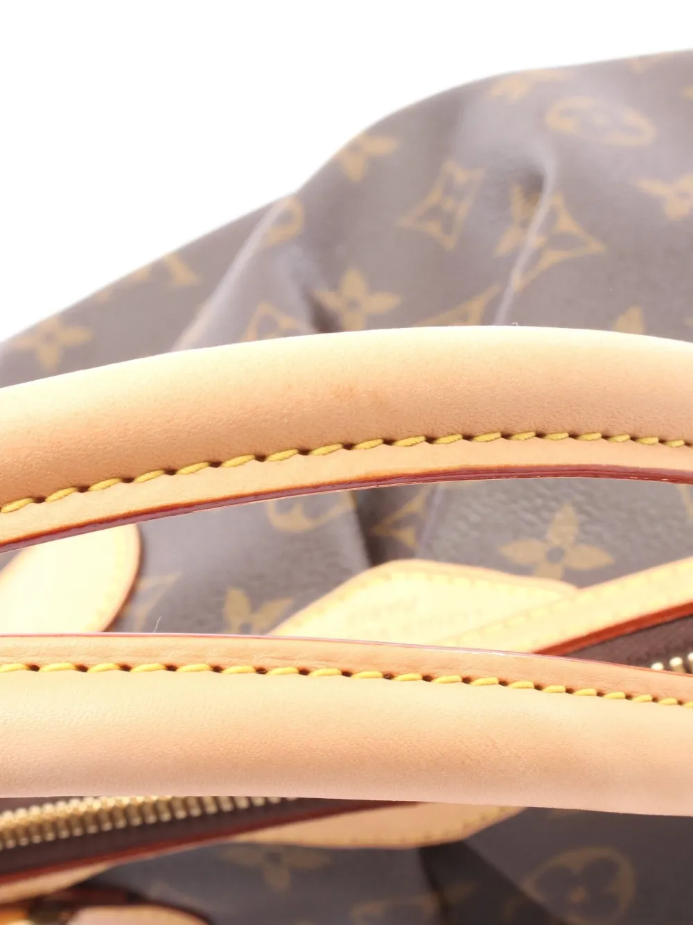 Pre-owned Louis Vuitton 2011 Tivoli Pm Handbag In Brown