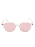 Christian Dior Pre-Owned 2020s round-frame sunglasses - Pink