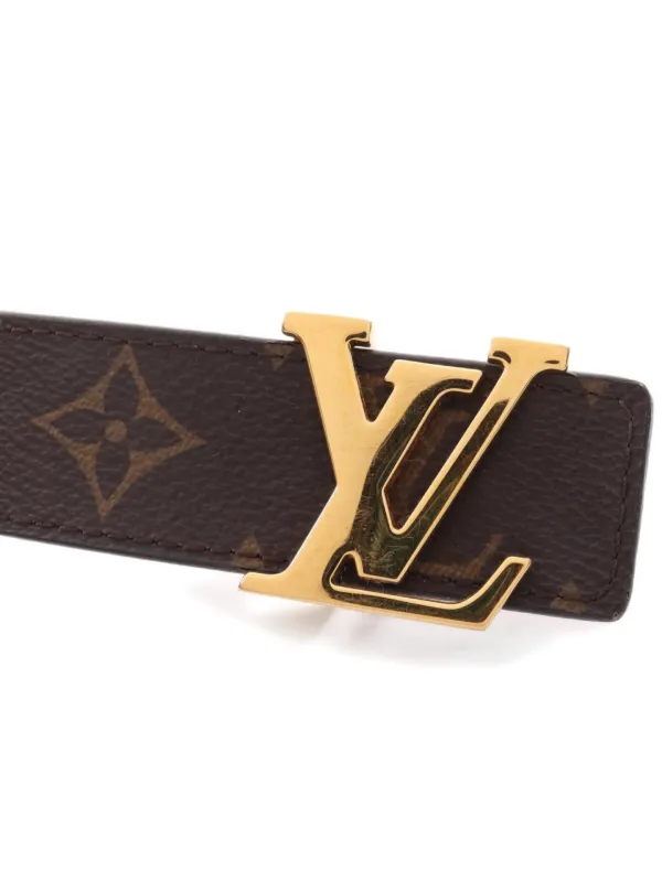 Louis Vuitton Pre-Owned 2021 monogram-pattern Belt Brown FARFETCH LB