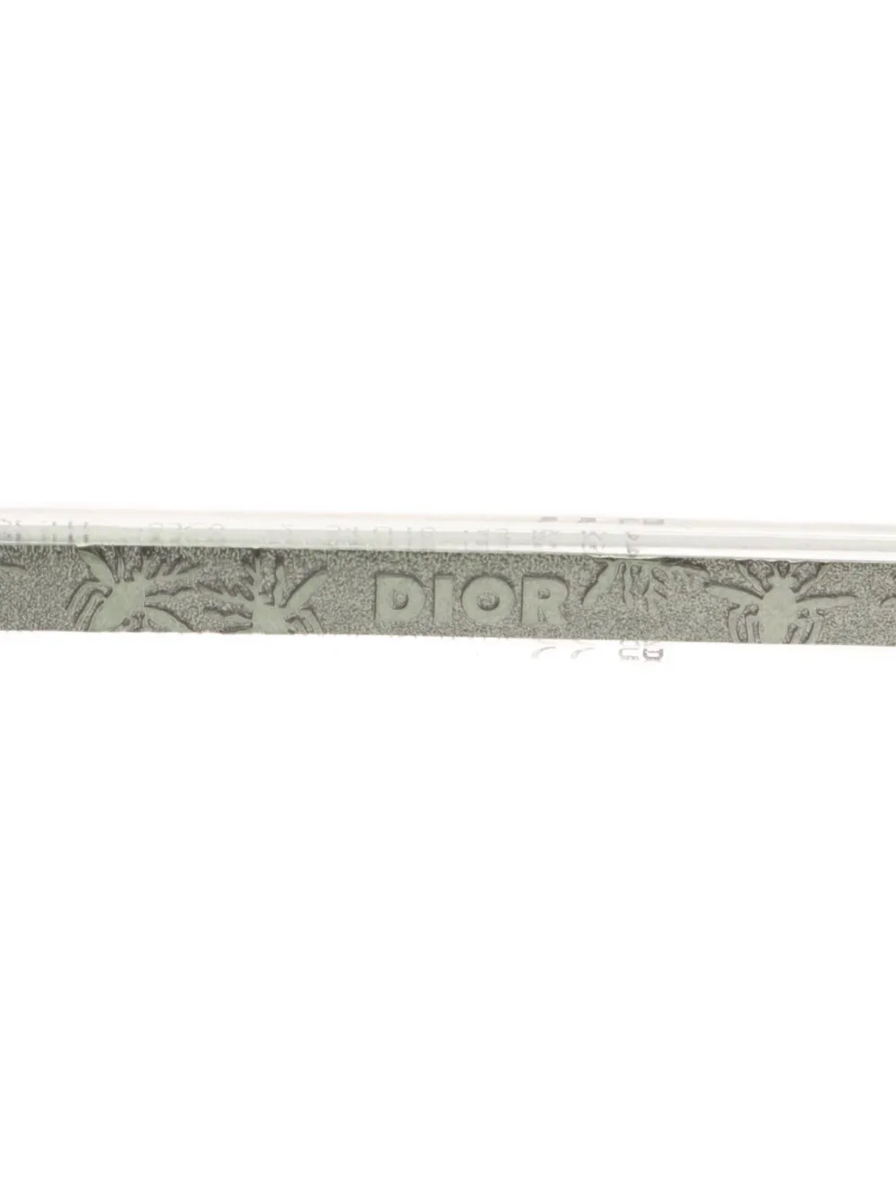 Pre-owned Dior 2020 Wayfarer-frame Sunglasses In White
