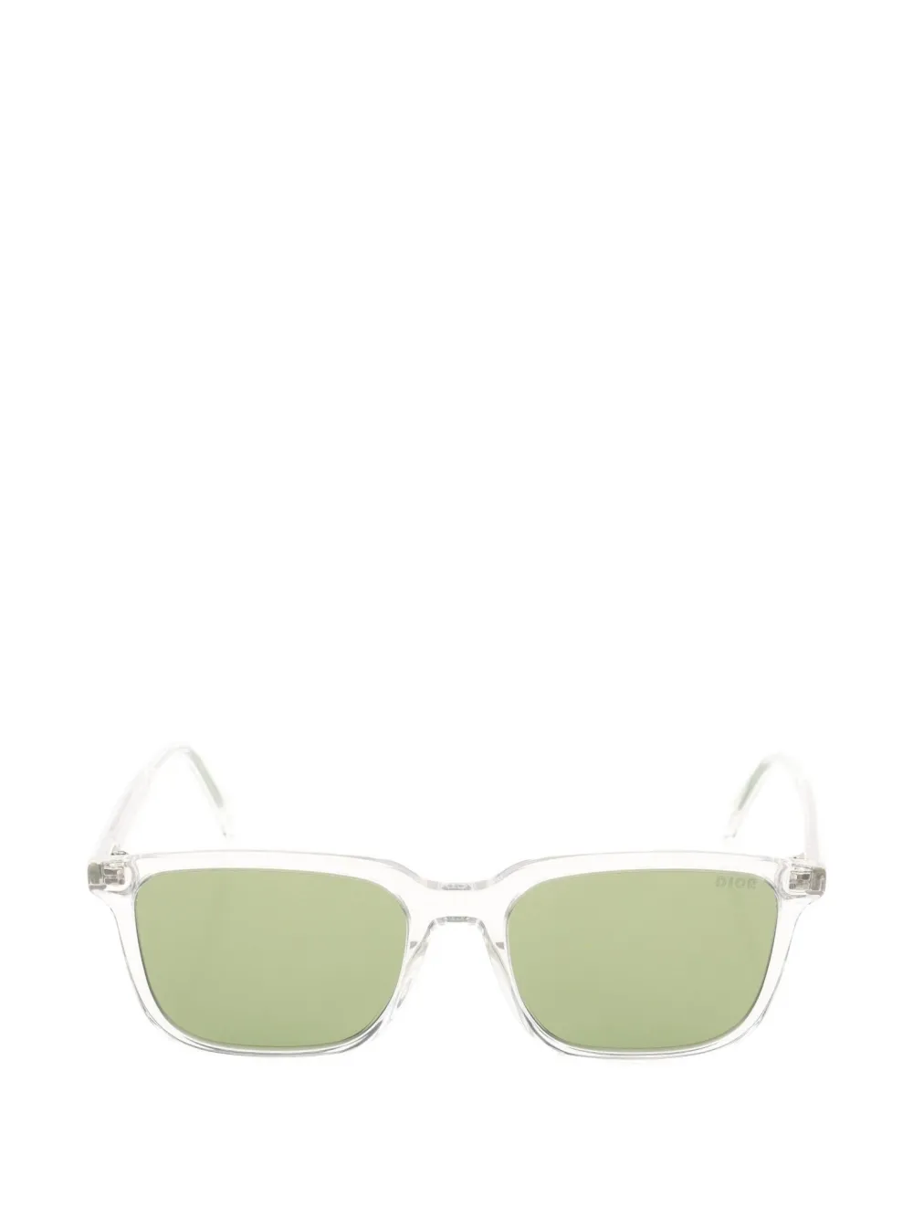 Pre-owned Dior 2020 Wayfarer-frame Sunglasses In White