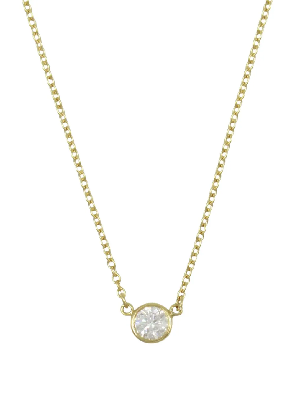 Tiffany & Co. Pre-Owned 18K yellow gold diamond necklace | Image 2