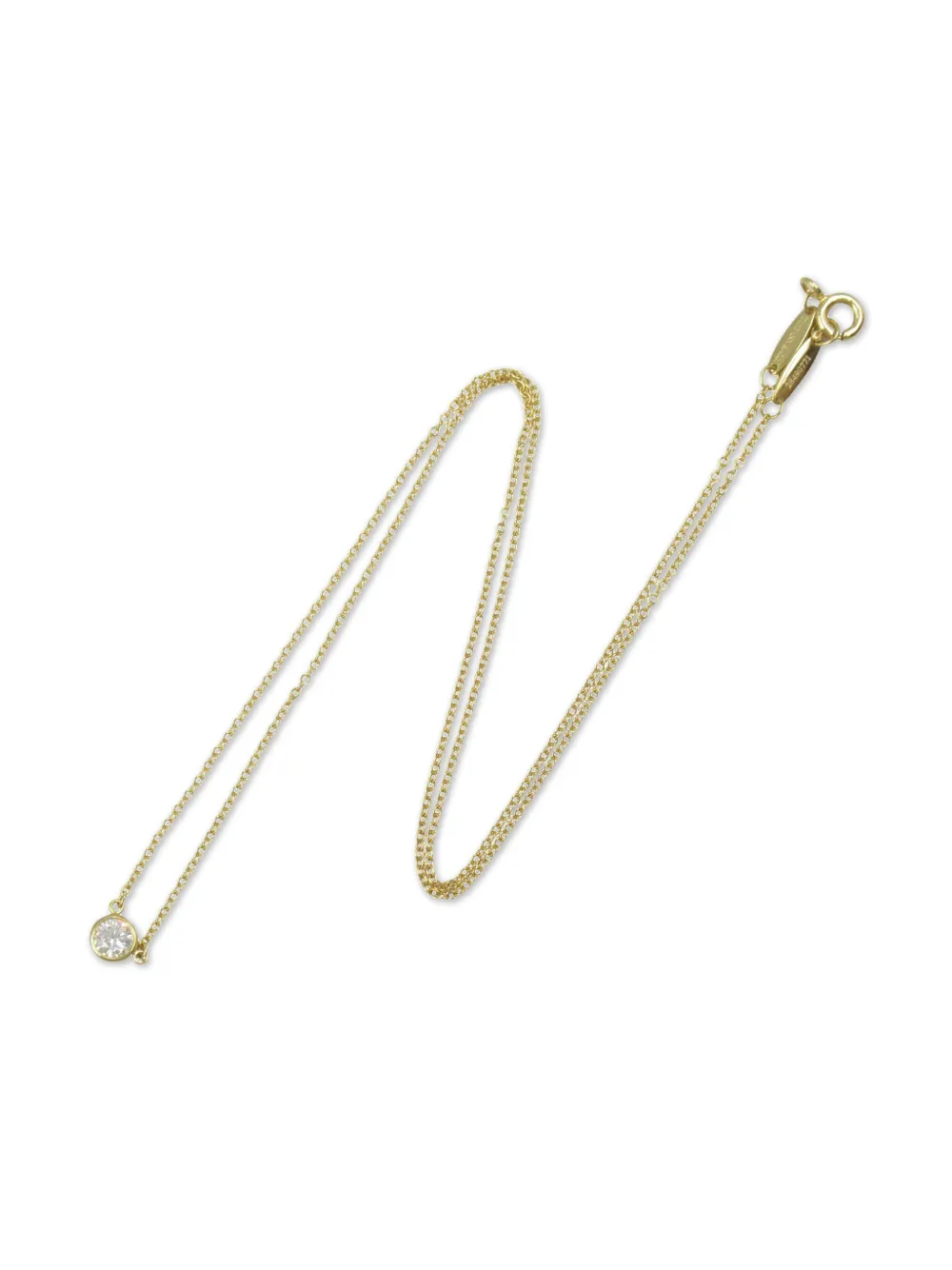 Tiffany & Co. Pre-Owned 18K yellow gold diamond necklace | Gold | Image 1