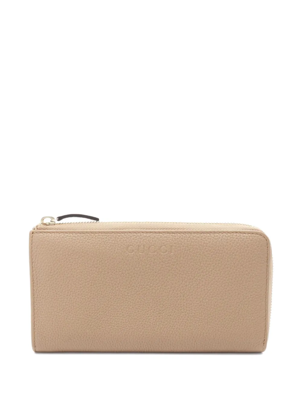 Pre-owned Gucci 2010s Leather Wallet In Neutral