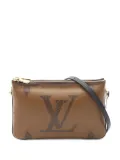 Louis Vuitton Pre-Owned 2020 pochette double-zip Monogram Giant Reverse shoulder bag - Brown
