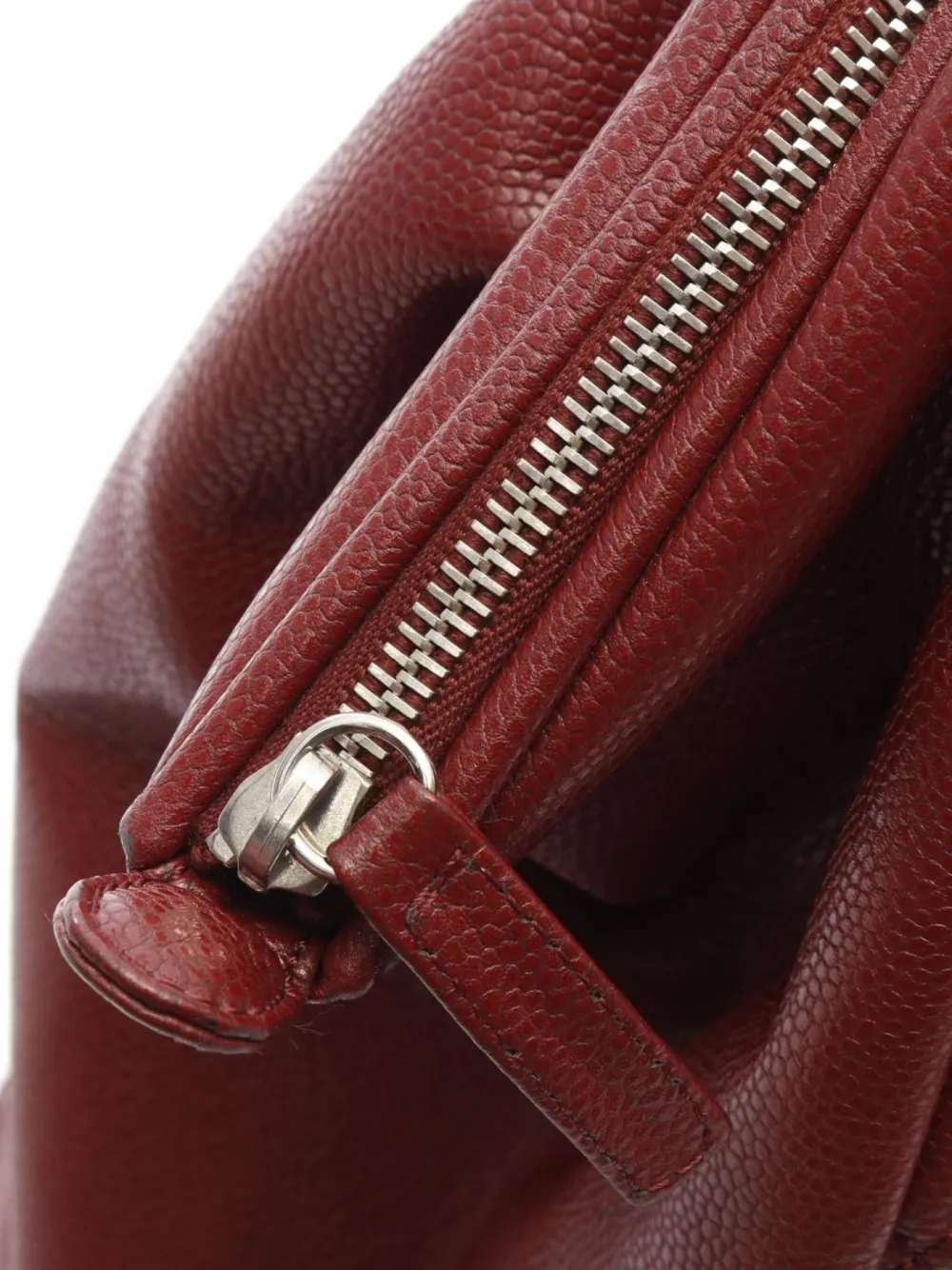 Pre-owned Chanel 2009 Coco Mark Tote Bag In Red